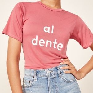 Reformation “Al Dente” T Shirt Small